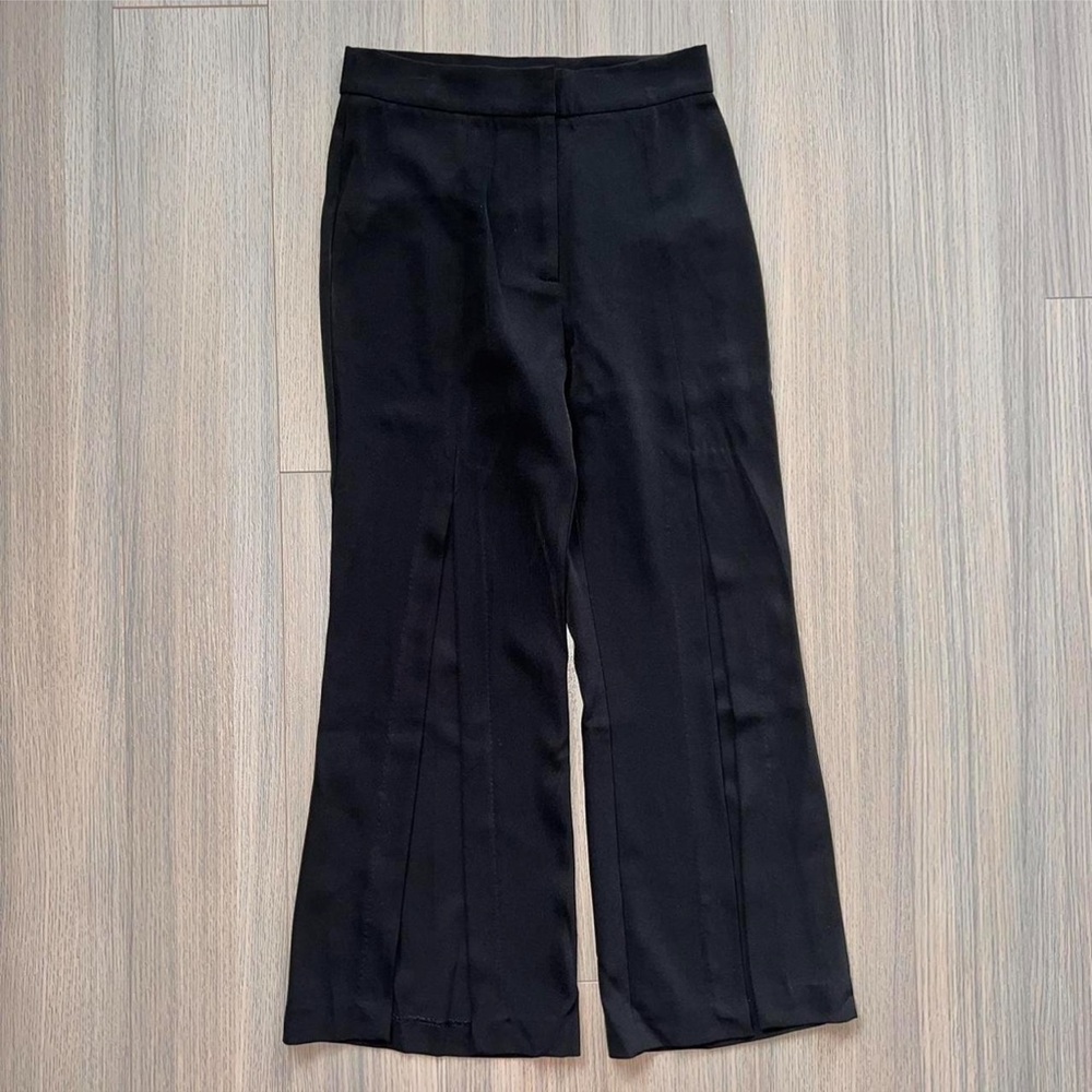 Forever 21 Black Split Hem Trousers